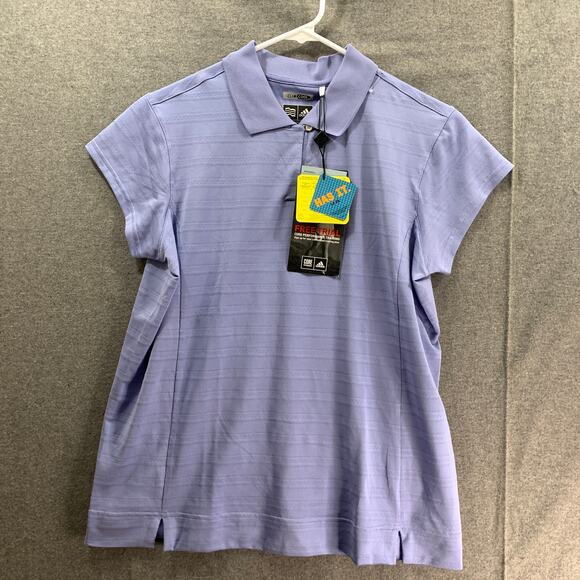Adidas Shirt Women Large Purple Outdoor Athletic Casual T Shirt Ladies - Picture 1 of 6